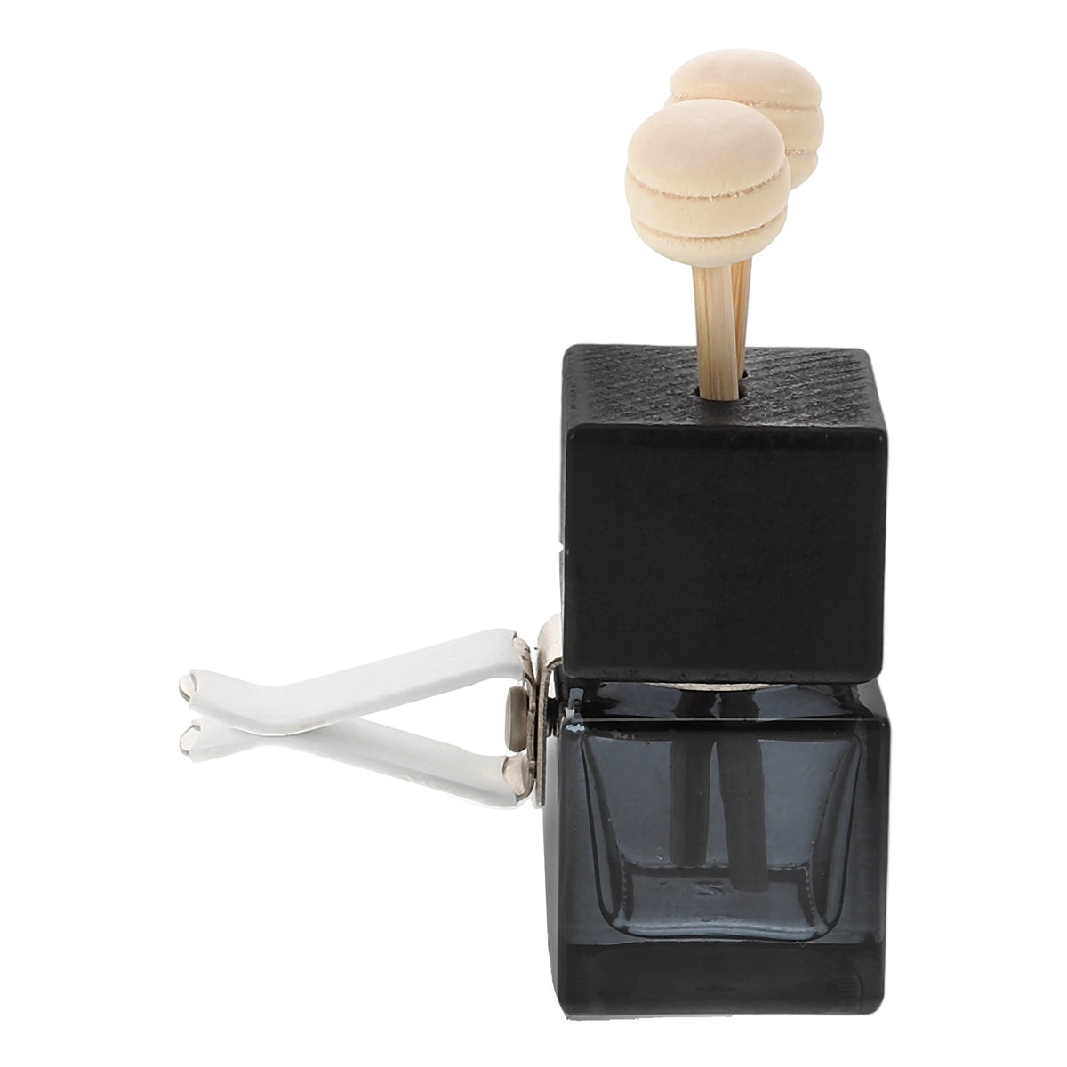 Leere Parfümflasche aus Glas für den Lüftungsschlitz, 4,9 × 2,6 × 2,6 cm - Image 5