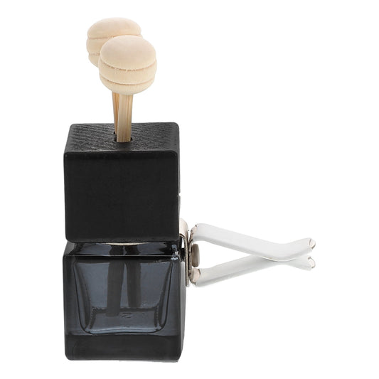 Leere Parfümflasche aus Glas für den Lüftungsschlitz, 4,9 × 2,6 × 2,6 cm