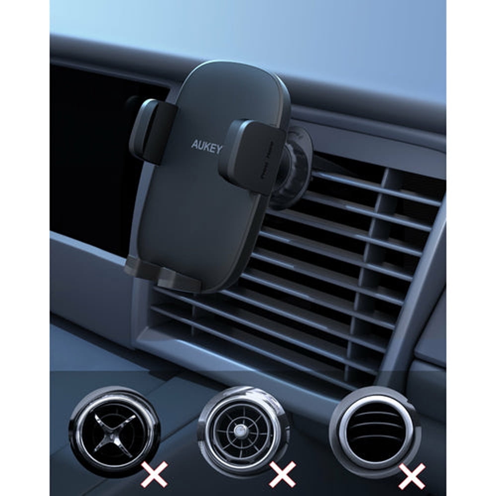 Handyhalterung fürs Auto für den Lüftungsschlitz, um 360 Grad schwenkbar - Image 4