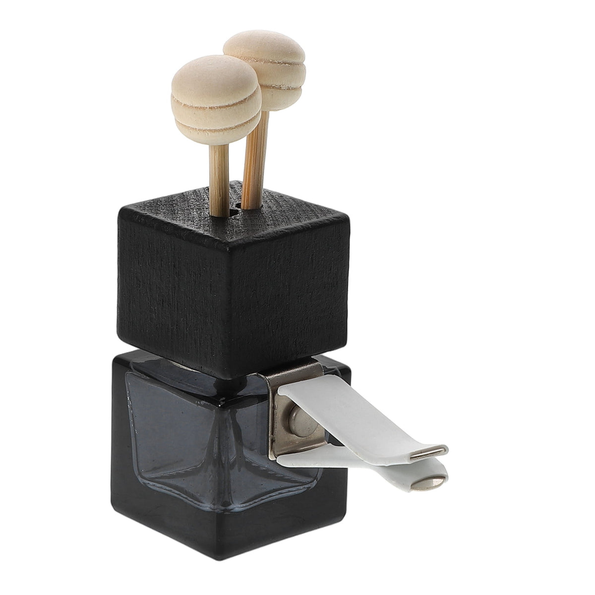 Leere Parfümflasche aus Glas für den Lüftungsschlitz, 4,9 × 2,6 × 2,6 cm - Image 6