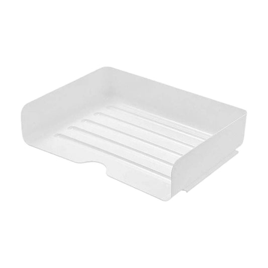 Stapelbare Ablagekörbe für A4, 4er-Set, 32 × 24 × 7 cm, Weiß