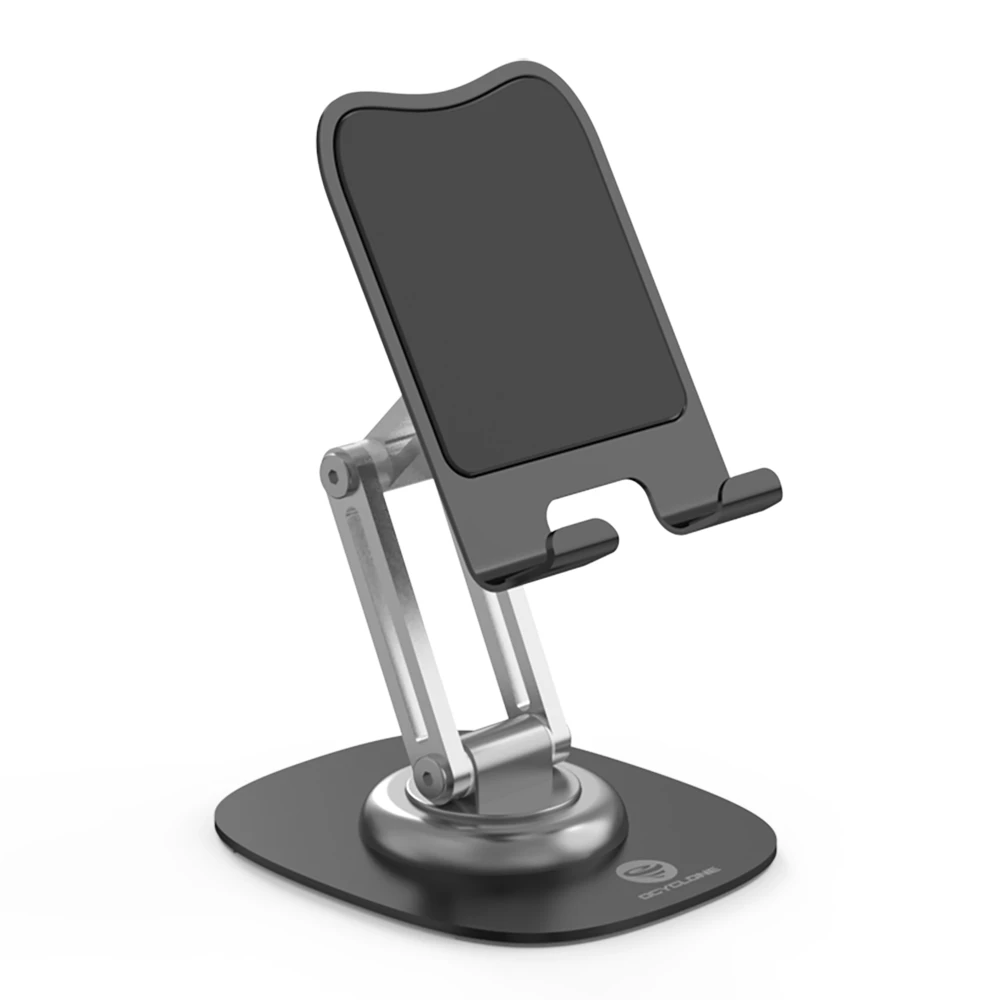 Handyständer aus Aluminium, faltbar, mit 360 Grad drehbarem Metallfuß für Geräte von 4 bis 11 Zoll - Image 4