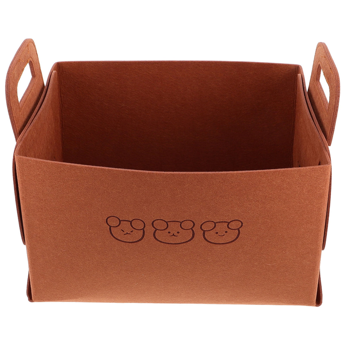 Faltbare Kofferraumbox aus Vliesstoff, 36 × 25 × 23 cm, in Hellbraun - Image 2