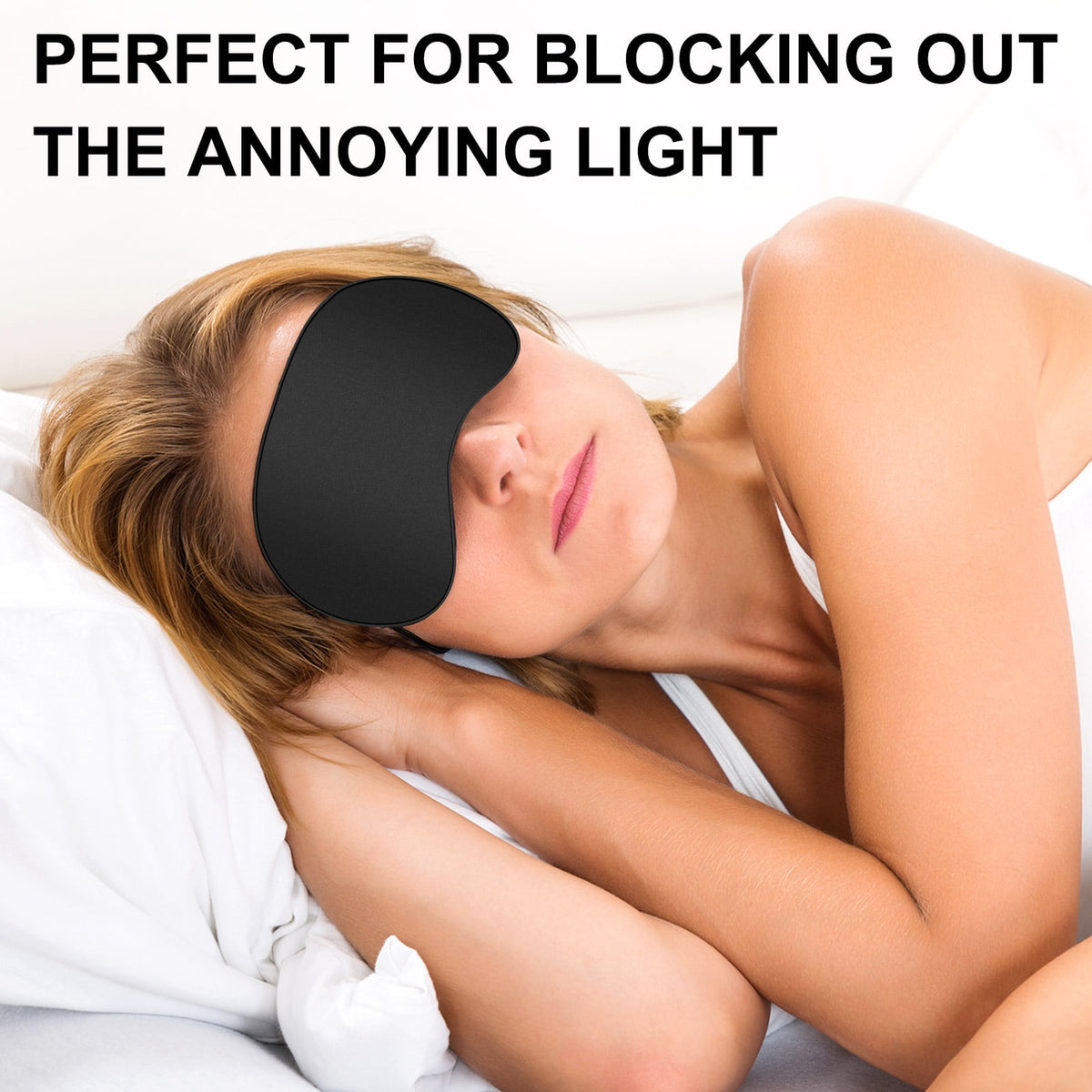 Schlafmasken aus Satin, 4er-Set mit verstellbarem Band und weicher Fütterung - Image 4