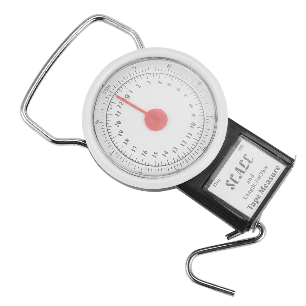 Kofferwaage zum Einhängen, 2 Stück, bis 22 kg (50 lb), mit Maßband - Image 3