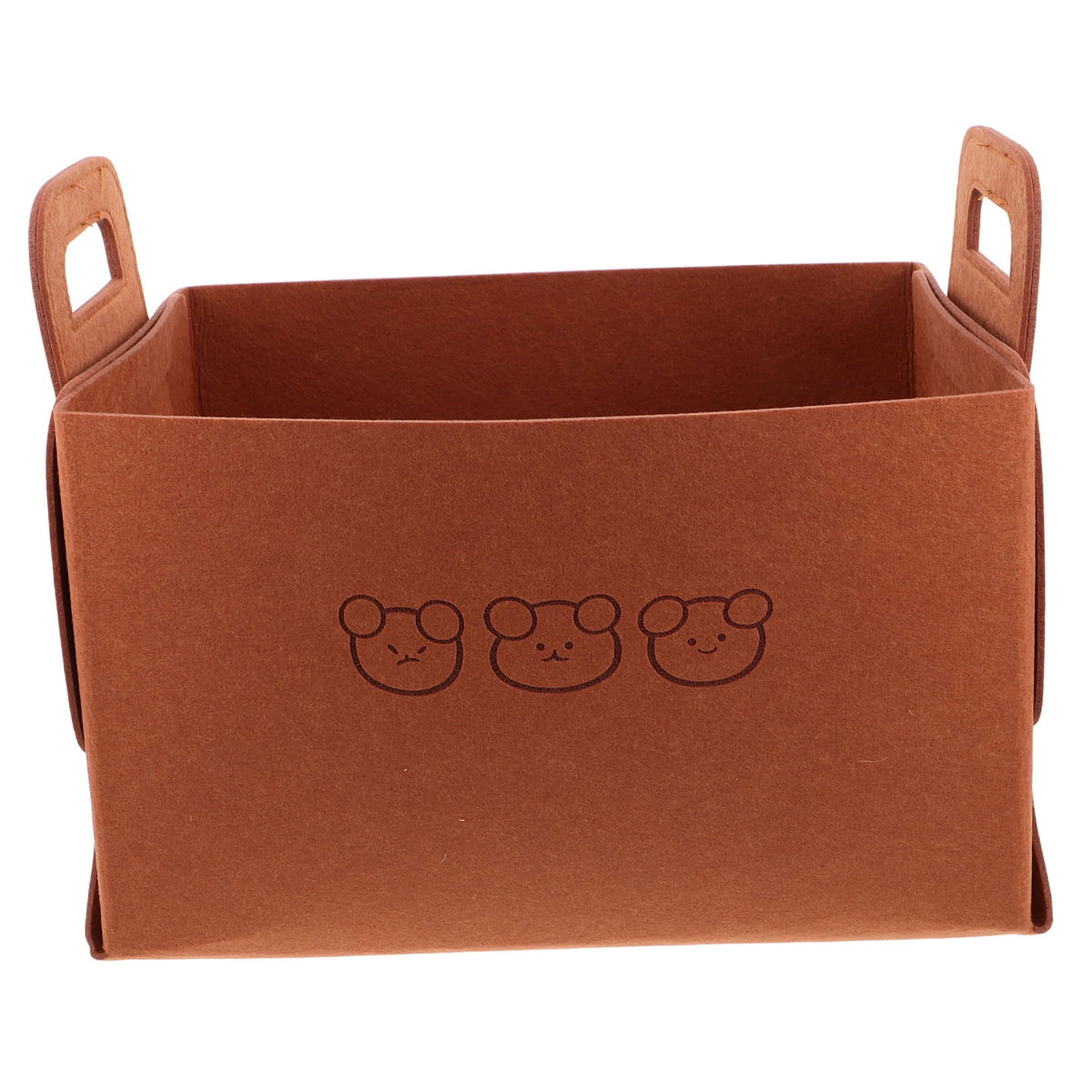 Faltbare Kofferraumbox aus Vliesstoff, 36 × 25 × 23 cm, in Hellbraun - Image 6