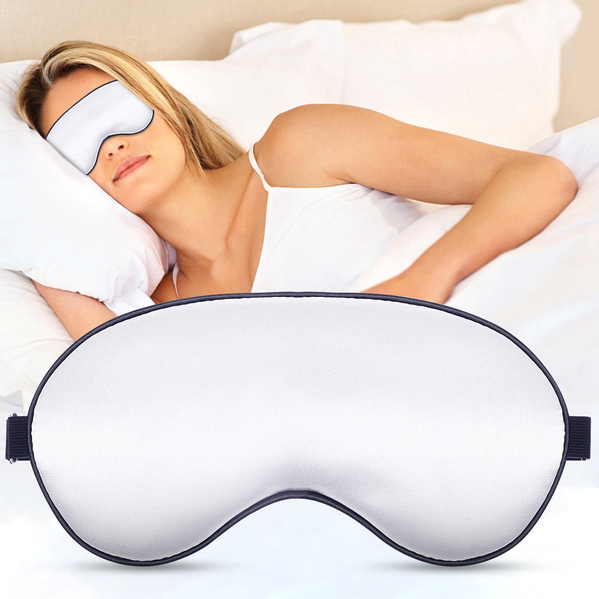 Schlafmasken aus Satin, 4er-Set mit verstellbarem Band und weicher Fütterung - Image 6